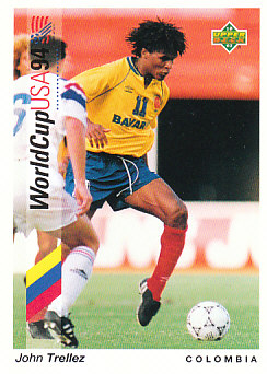 John Trellez Colombia Upper Deck World Cup 1994 Preview Eng/Ger #173
